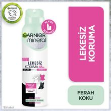 Garnier 150 ml Mineral Lekesiz Koruma Antiperspirant Kadın Sprey Deodorant