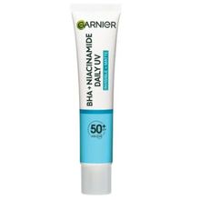 Garnier 40 ml SPF50+ Saf ve Temiz BHA Niacinamide Günlük Güneş Koruyucu Fluid Yüz Kremi