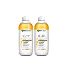 Garnier Besleyici Çift Fazlı Micellar 400 ml 2'li Makyaj Temizleme Suyu