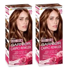 Garnier Çarpıcı Renkler 6.35 Çarpıcı Altın Kahve 2 Adet Saç Boyası