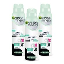Garnier Ferah Koku 3x150 ml Mineral Lekesiz Koruma Deodorant