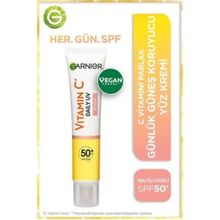 Garnier Glow Daily Vitamin C Uv Spf 50 40 ml Günlük Koruyucu Güneş Kremi