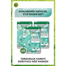 Garnier Hyaluronik Kriyojel Yorgunluk Karşıtı Soğutucu 3 Adet Göz Maskesi