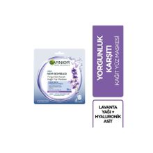 Garnier Lavanta Yağı ve Hyaluronik Asit İçeren Yorgunluk Karşıtı Kağıt Yüz Maskesi