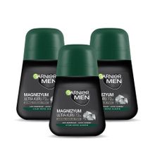 Garnier Men Magnezyum Ultra Kuru 3x50 ml Roll-On Deodorant