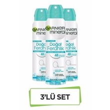Garnier Mineral Doğal Ferahlık 3x150 ml Deodorant