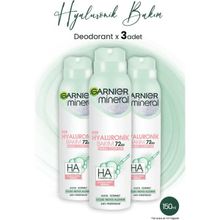 Garnier Mineral Hyaluronik Bakım 3x150 ml Kadın Sprey Deodorant