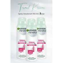 Garnier Mineral Termal Koruma 3x150 ml Kadın Sprey Deodorant