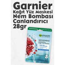 Garnier Nem Bombası Canlandırıcı 28 gr Kağıt Yüz Maskesi