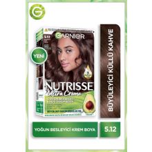 Garnier Nutrisse 5.12 Büyüleyici Küllü Kahve 60 ml Saç Boyası