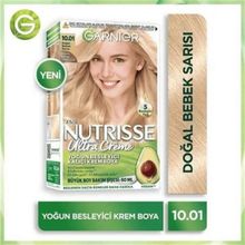 Garnier Nutrisse Yoğun Besleyici Kalıcı Krem 10.01 Doğal Bebek Sarısı Saç Boyası