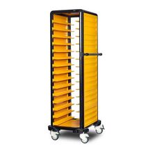 Gastrolley 150 Tekli 2 Yanı Kapalı 57x71x174 cm Servis Tepsi Arabası