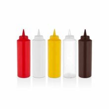 GastroPlast GPS-500/BR 500 ml Kahverengi Sos Şişesi