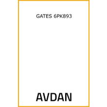 Gates 6PK893 Kanallı Kayış