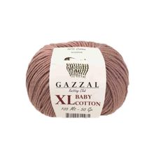 Gazzal 3434 Açık Kahve Baby Cotton Xl El Örgü İpi