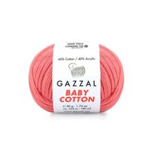 Gazzal 3435 Pembe Baby Cotton 25 El Örgü İpi