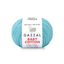 Gazzal 3451 Mavi Baby Cotton El Örgü İpi