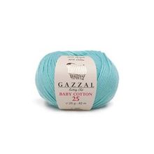 Gazzal 3452 Turkuaz Baby Cotton 25 El Örgü İpi