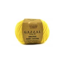 Gazzal 420 Sarı Organic Baby Cotton El Örgü Ipi