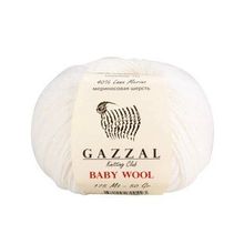 Gazzal 801 Beyaz Baby Wool El Örgü İpi