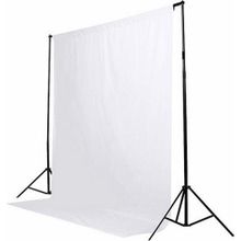 GDX Beyaz 3 x 6 Metre Seyyar Katlanabilir Kumaş Fon Perde