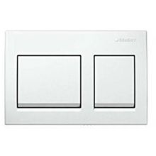 Geberit 115.045.21.5 Alpha 35 Çift Basmalı Beyaz Kumanda Kapağı