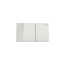 Geberit 115.625.SI.1 Sigma70 Beyaz Cam Pnömatik Deşarj Kumanda Kapağı