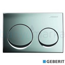 Geberit Alpha10 115.040.21.1 Parlak Krom Çift Basmalı Kumanda Kapağı