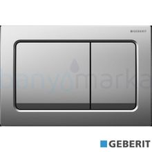 Geberit Alpha30 115.055.46.1 Mat Krom Çift Basmalı Kumanda Kapağı