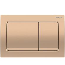 Geberit Alpha30 Çift Basmalı Bronz Kumanda Kapağı