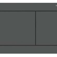 Geberit ALPHA30 Mat Siyah Çift Basmalı Kumanda Kapağı