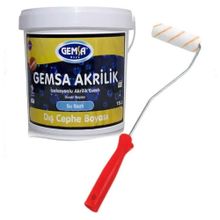 Gemsa Akrilik Kehribar 1 kg Dış Cephe Boyası