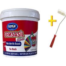 Gemsa Boya Silikonlu Plastik Su Bazlı Kırıkbeyaz 1 kg -İç Cephe Duvar Boyası
