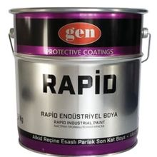 Gen 3 kg Rapid Endüstriyel Boya Mat Siyah Boya