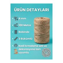 Genel Markalar 4 MM 100METRE JUT HALAT
