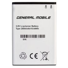 General Mobile 6610969 GM 6 DS 2800 MAH Batarya