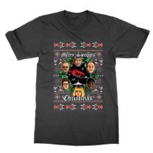 Generic Merry Smeggin Siyah Noel Tişörtü