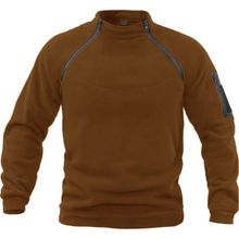 Genius Store Kombat Tactical Kahverengi Fermuarlı Outdoor Erkek Polar