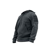 Genius Store Kompat Tactical Füme Kapüşonlu Outdoor Erkek Polar