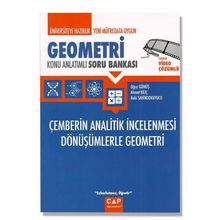 Geometri Çemberin Analitik İncelemesi Dönüşümler Çap Yayınları