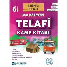 Gezegen Yayınları 6. Sınıf 2. Dönem Tekrarı Madalyon Telafi Kamp Kitabı