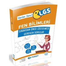 Gezegen Yayınları Yerim Seni LGS Fen Bilimleri Sınavdan Önce Çözülmesi Gereken Sorular