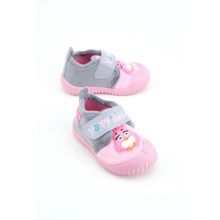 Gezer 03368 Gri Kız Çocuk Günlük Cırtlı Panduf