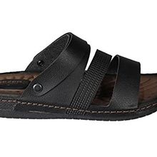 Gezer Siyah Ortopedik Comfort Tabanlı Erkek Terlik
