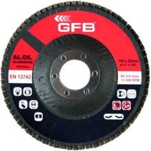 GFB 115 mm 60 Kum 10 Adet Alüminyum Flap Disk Zımpara