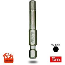 GFB 6 mm Bits Uç Alyan Uç Vidalama Ucu Allen Matkap Ucu