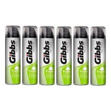 Gibbs Sensitive 6x200 ml Traş Köpüğü