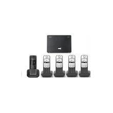Gigaset C550-A690 Analog ve IP 5 Dahili Dect Telsiz Kablosuz Telefon Santrali