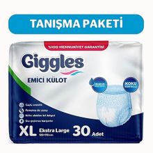 Giggles Ekstra Büyük Boy 30 Adet Emici Külotlu Hasta Bezi
