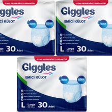 Giggles Hasta Bezi Yetişkin Large 30x3 Adet Emici Külot